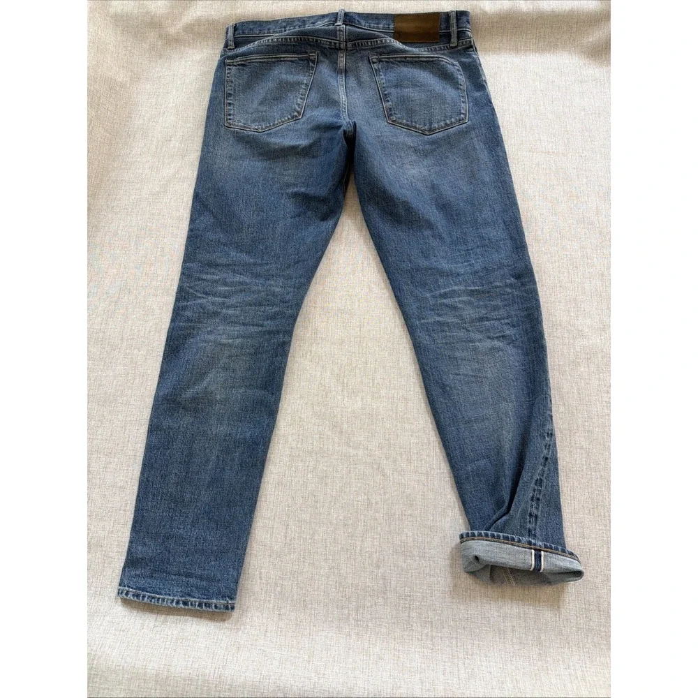 Todd Snyder Selvedge Jeans 34X32 Japanese Denim Button Fly Medium Wash